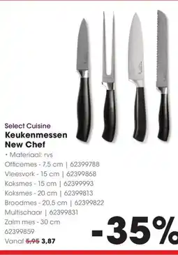 HANOS Keukenmessen New Chef aanbieding