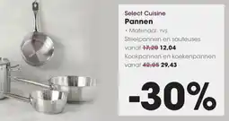 HANOS Select Cuisine Pannen aanbieding