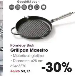 HANOS Grillpan Maestro aanbieding