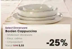 HANOS Borden Cappuccino aanbieding