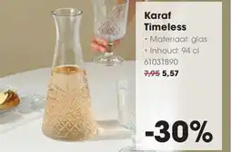 HANOS Karaf Timeless aanbieding