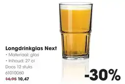 HANOS Longdrinkglas Next aanbieding