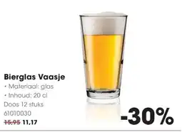 HANOS Bierglas Vaasje aanbieding