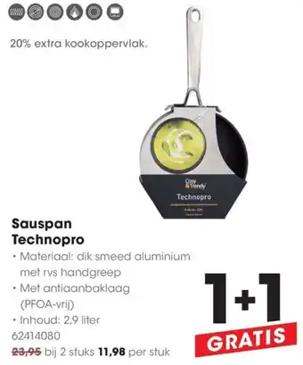 HANOS Sauspan Technopro aanbieding