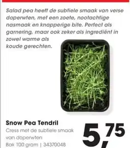 HANOS Snow Pea Tendril aanbieding