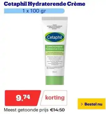 Bol.com Cetaphil Hydraterende Crème aanbieding