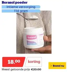 Bol.com Borasol poeder aanbieding