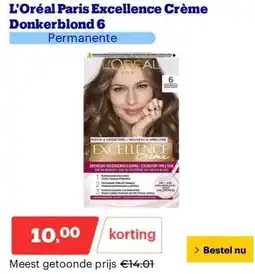 Bol.com L'Oréal Paris Excellence Crème Donkerblond 6 aanbieding