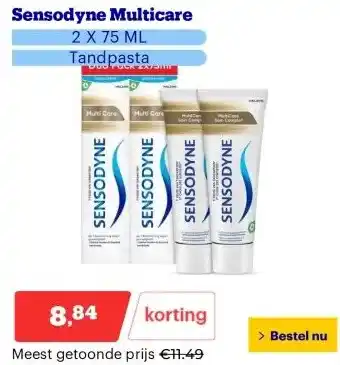 Bol.com Sensodyne Multicare aanbieding