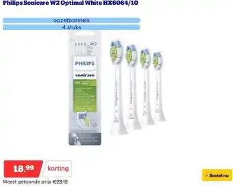 Bol.com Philips Sonicare W2 Optimal White HX6064/10 aanbieding