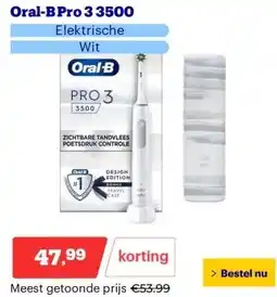 Bol.com Oral-B Pro 3 3500 aanbieding