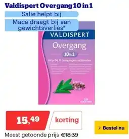 Bol.com Valdispert Overgang 10 in 1 aanbieding