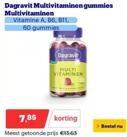 Bol.com Dagravit Multivitaminen gummies Multivitaminen aanbieding