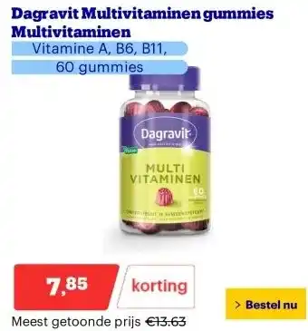 Bol.com Dagravit Multivitaminen gummies Multivitaminen aanbieding