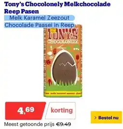 Bol.com Tony's Chocolonely Melkchocolade Reep Pasen aanbieding