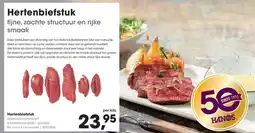 HANOS Hertenbiefstuk aanbieding