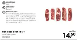 HANOS Boneless beef ribs aanbieding