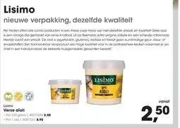 HANOS Verse aïoli aanbieding