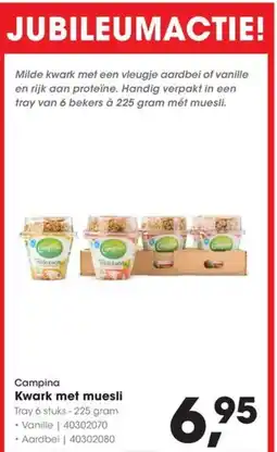 HANOS Compines Kwark met muesli aanbieding