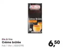 HANOS Elle & Vire Crème brûlée aanbieding