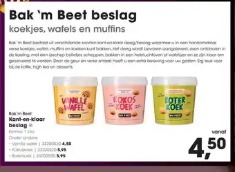 HANOS Kant en klaar beslag aanbieding