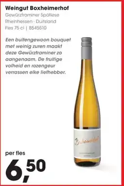 HANOS Weingut Boxheimerhof aanbieding