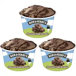 Albert Heijn Ben & Jerry's Chocolate fudge brownie 3-pack aanbieding