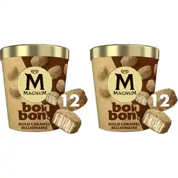 Albert Heijn Magnum Bonbon gold caramel billionaire 2-pack aanbieding