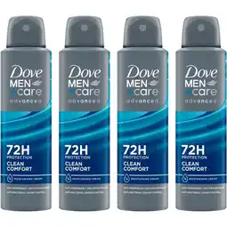 Albert Heijn Dove Men Deo 4-pack aanbieding