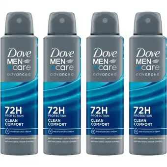 Albert Heijn Dove Men Deo 4-pack aanbieding