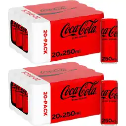 Albert Heijn Coca-Cola Zero Sugar 40-pack aanbieding