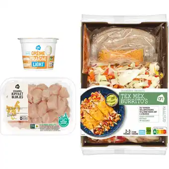 Albert Heijn AH Gesneden Tex Mex Burrito's Verspakket aanbieding