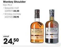 HANOS Monkey Shoulder aanbieding