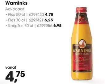 HANOS Warninks aanbieding