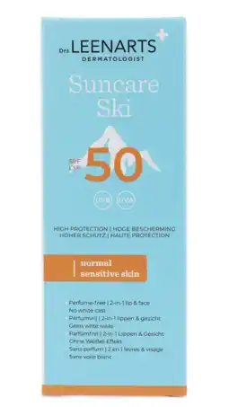 De Online Drogist Drs Leenarts Suncare Ski SPF50 Normal Sensitive Skin aanbieding