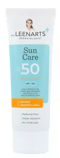 De Online Drogist Drs Leenarts Sun Care SPF50 Normale Gevoelige Huid Parfumvrij aanbieding