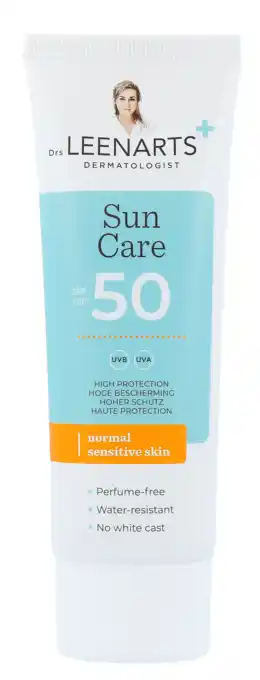 De Online Drogist Drs Leenarts Sun Care SPF50 Normale Gevoelige Huid Parfumvrij aanbieding