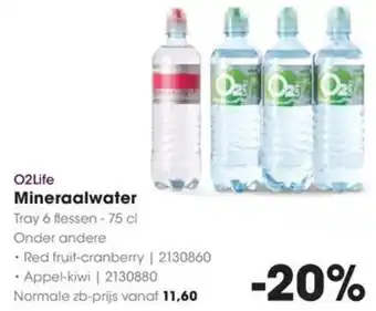 HANOS Mineraalwater Tray 6 flessen - 75 cl aanbieding