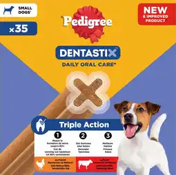Intratuin Pedigree Dentastix gebitsverzorgende snack mini 550 gram 35 stuks aanbieding