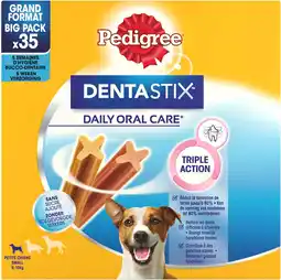 Intratuin Pedigree Dentastix gebitsverzorgende snack mini 550 gram 35 stuks aanbieding