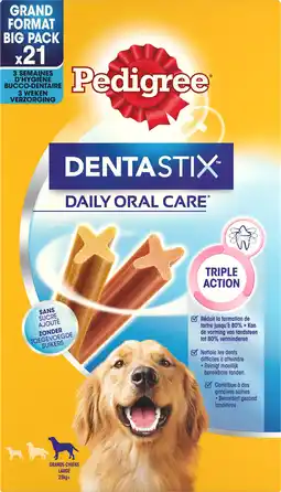 Intratuin Pedigree Dentastix gebitsverzorgende snack maxi 810 gram 21 stuks aanbieding