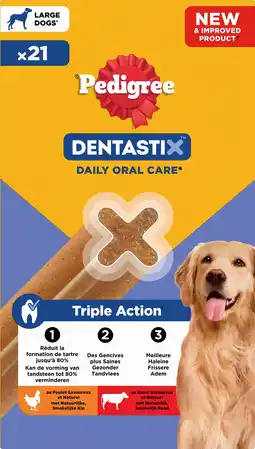Intratuin Pedigree Dentastix gebitsverzorgende snack maxi 810 gram 21 stuks aanbieding