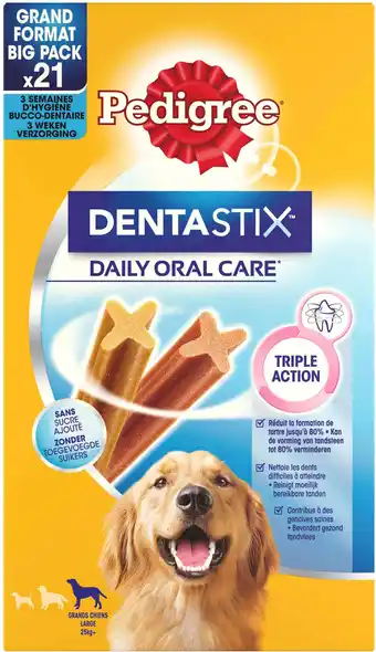 Intratuin Pedigree Dentastix gebitsverzorgende snack maxi 810 gram 21 stuks aanbieding