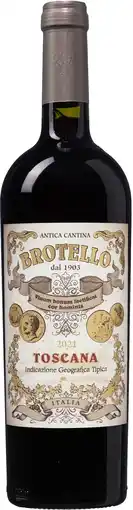 De Wijnbeurs Brotello Rosso Toscana aanbieding