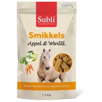 Pets Place Subli Smikkels - Paardensnack - Appel Wortel 1.5 kg aanbieding