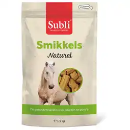 Pets Place Subli Smikkels - Paardensnack - Natural 1.5 kg aanbieding