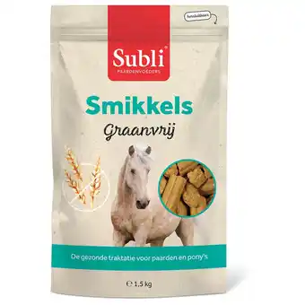 Pets Place Subli Smikkels Graanvrij - Paardensnack - 1.5 kg Graanvrij aanbieding