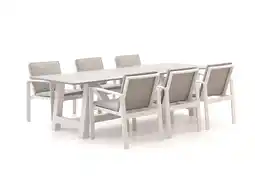 Kees Smit Bellagio Vezzano/Bresimo 260cm dining tuinset 7-delig aanbieding