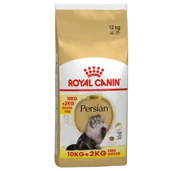 Zooplus 10+2kg gratis! 12kg Persian Adult Royal Canin Kattenvoer aanbieding