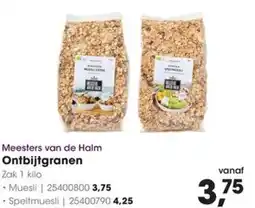 HANOS Meesters van de Halm Ontbijtgranen aanbieding